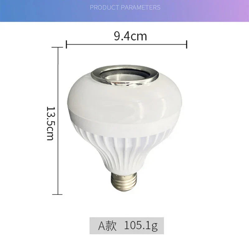 RGB Bluetooth Speaker Bulb 🎶💡- 💥Clearance Sale 40% Off 🔥