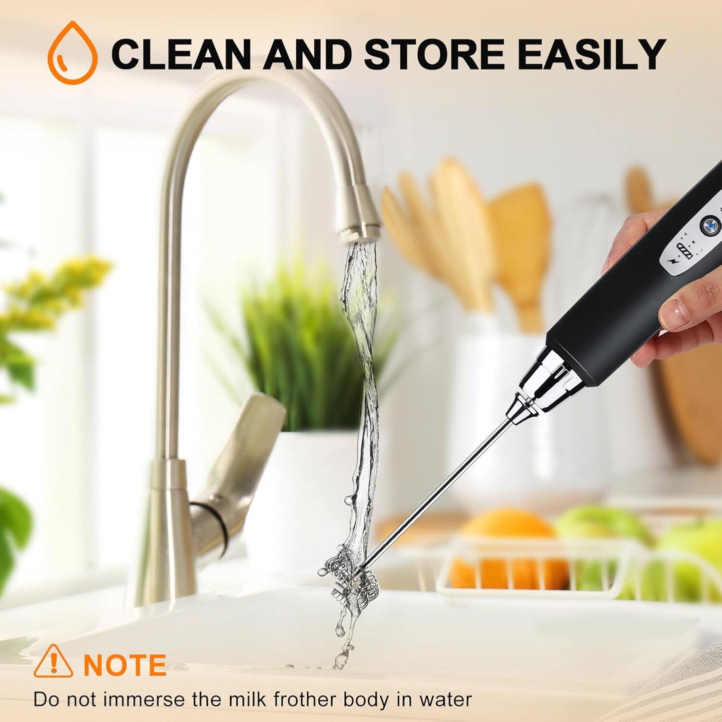 USWYKO Rechargeable Milk Frother Wand