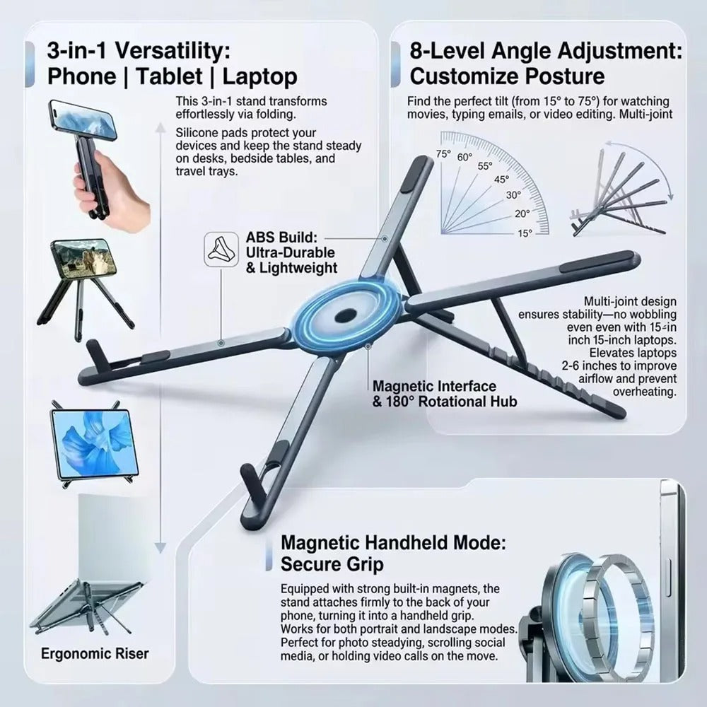4-in-1 Magnetic Multi-purpose Stand