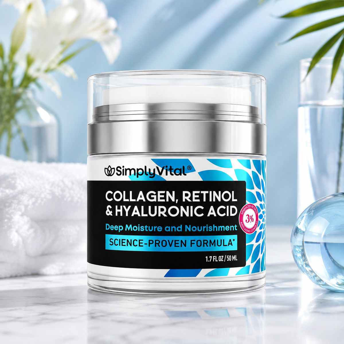 SimplyVital Retinol Cream, 1.7 oz