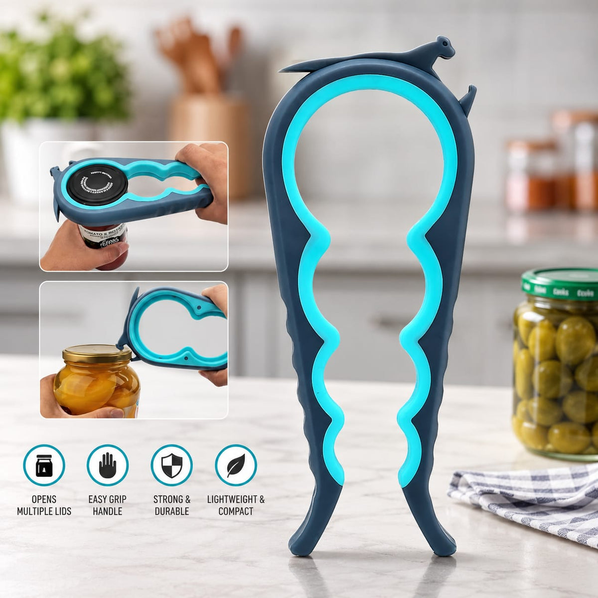 Otstar Adjustable Jar & Bottle Opener