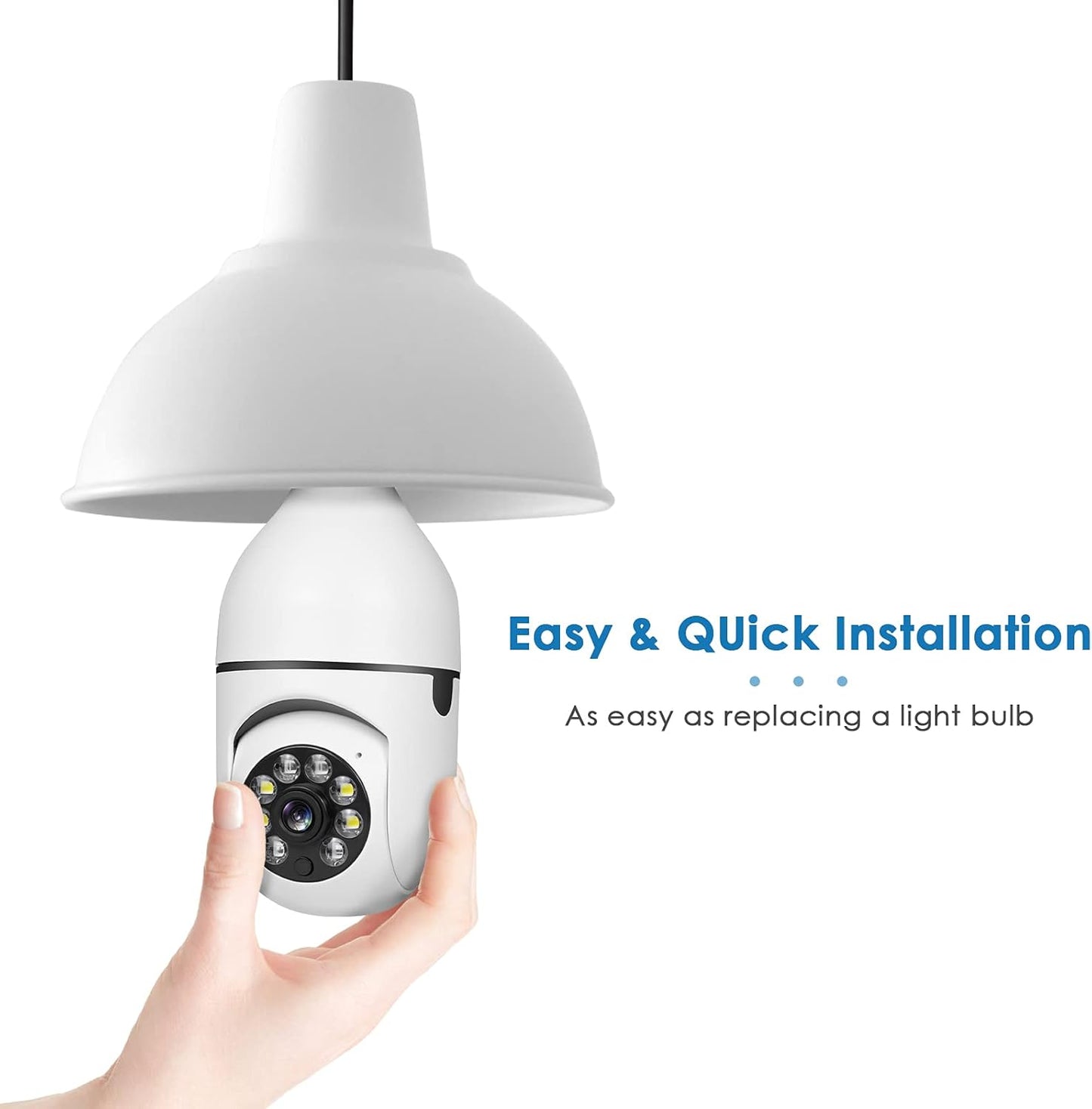 UPULTRA 360° Light Bulb Security Camera