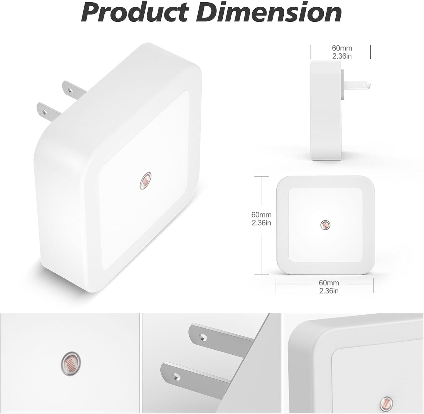 LED Plug-In Night Light (8-Pack)