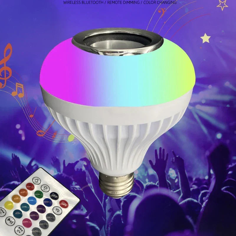 RGB Bluetooth Speaker Bulb 🎶💡- 💥Clearance Sale 40% Off 🔥