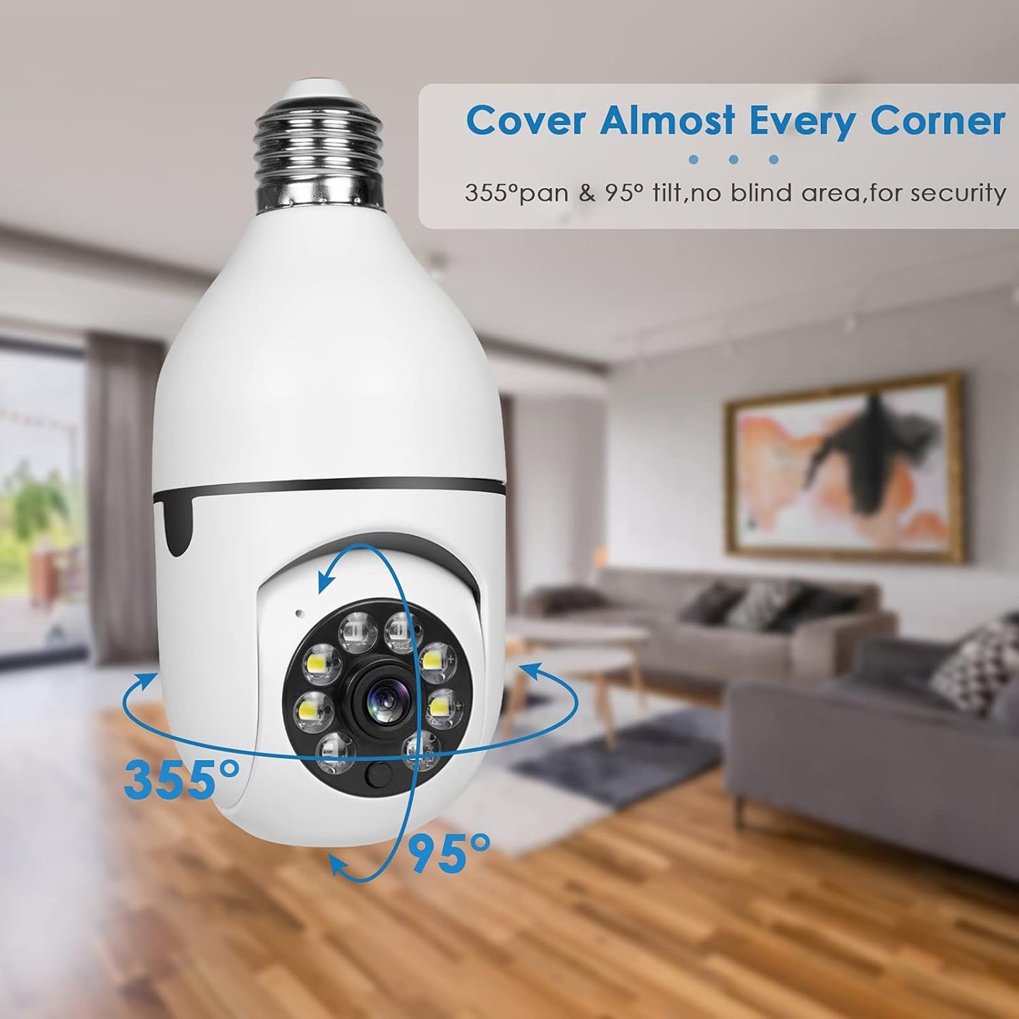 UPULTRA 360° Light Bulb Security Camera