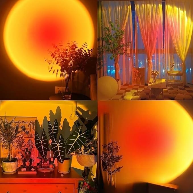 360° Rotating Sunset Projection Lamp