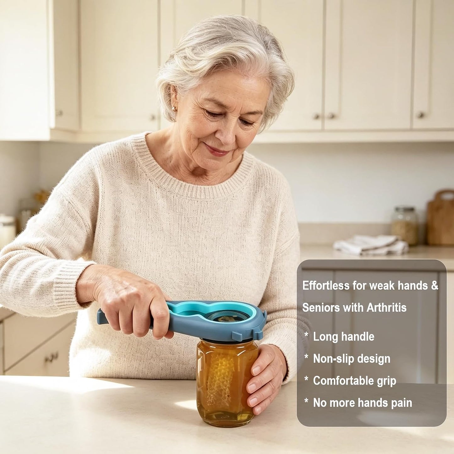 Otstar Adjustable Jar & Bottle Opener