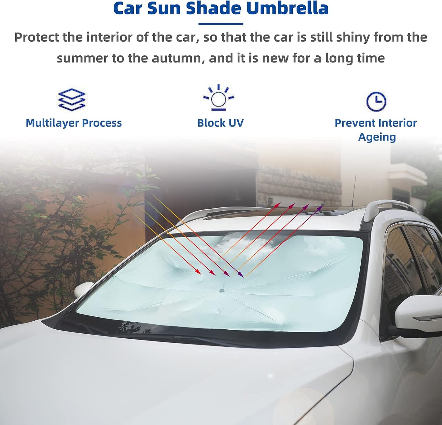 Car Windshield Sun Shade Umbrella