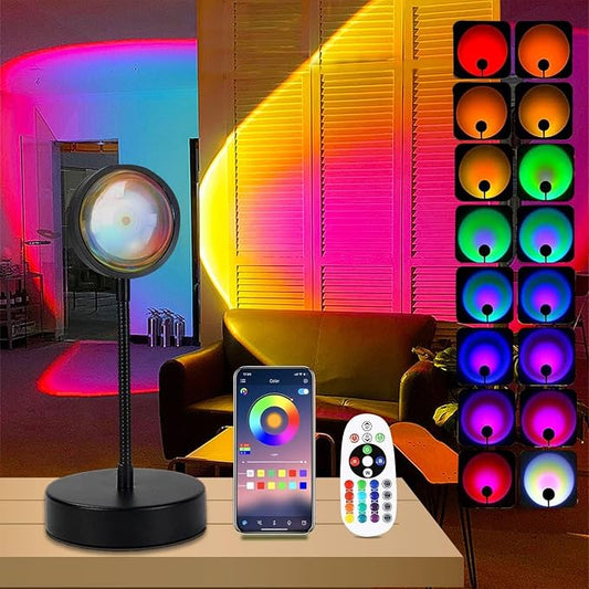 360° Rotating Sunset Projection Lamp