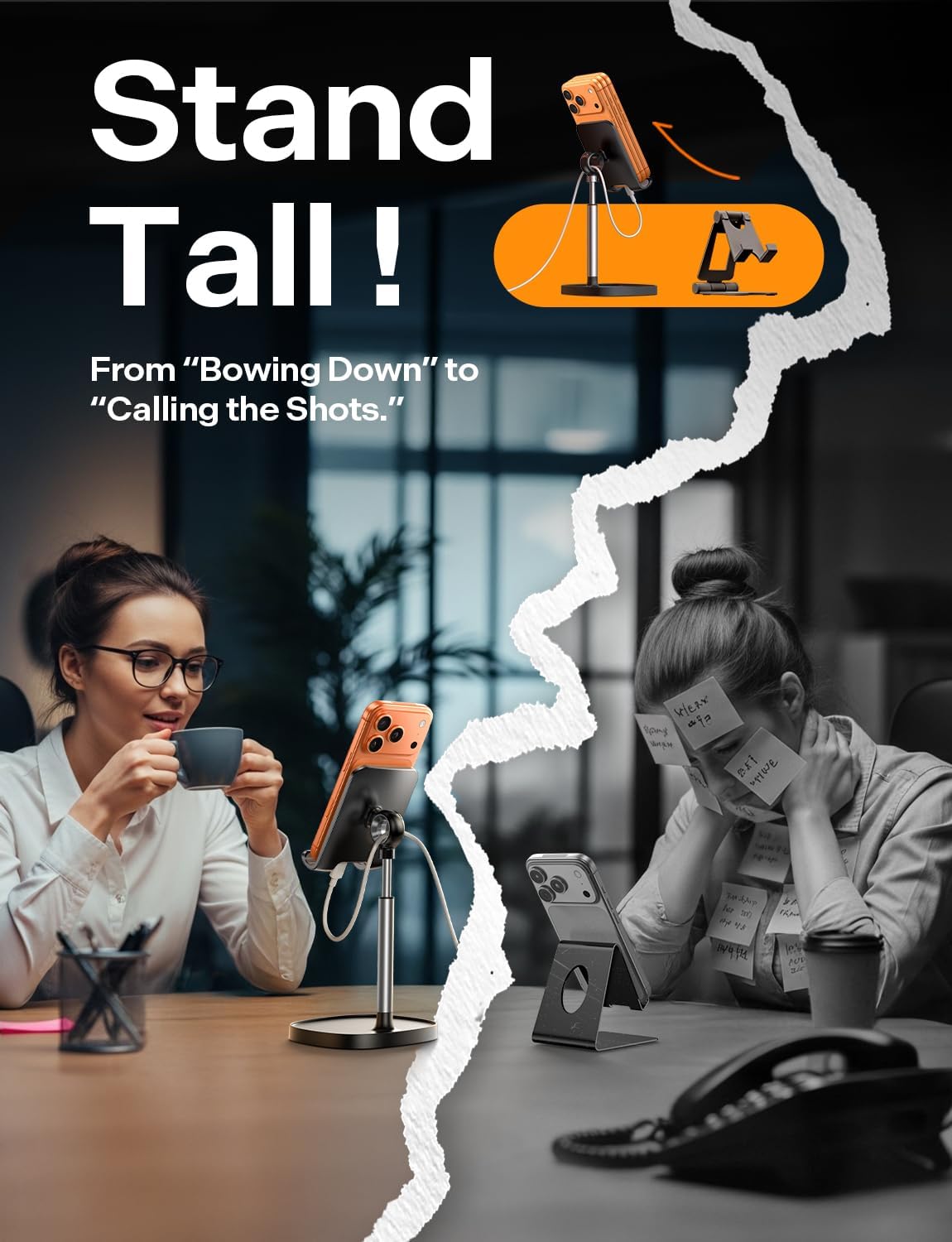 LISEN Adjustable Phone & Tablet Stand