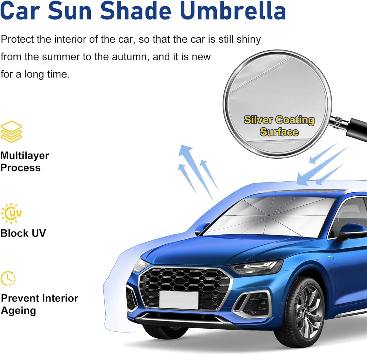 Car Windshield Sun Shade Umbrella