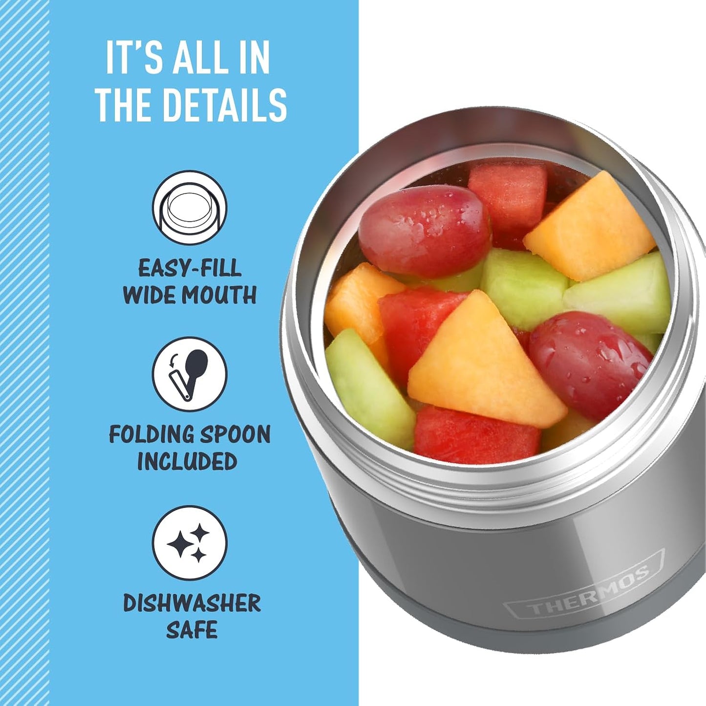 THERMOS FUNTAINER 10oz Kids Food Jar with Spoon