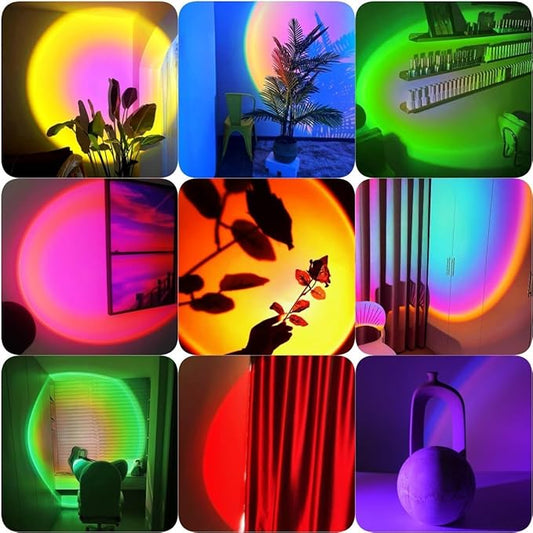 360° Rotating Sunset Projection Lamp