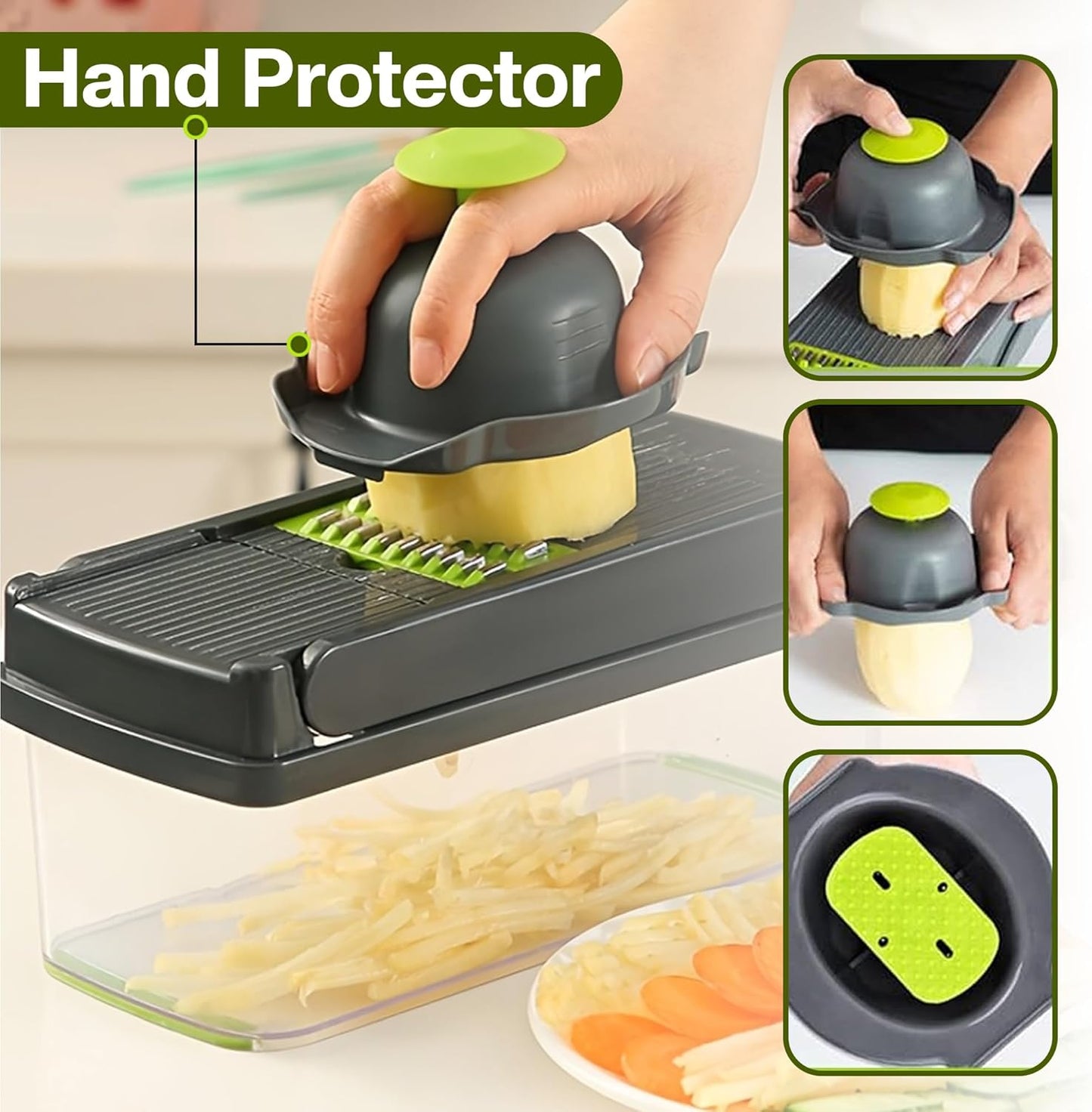 16-in-1 Vegetable Chopper & Slicer
