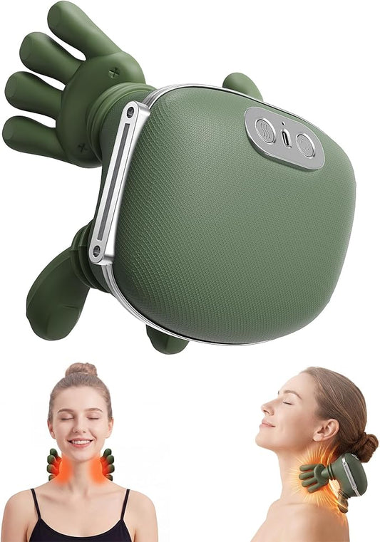 Ergonomic Neck & Shoulder Massager with Heat