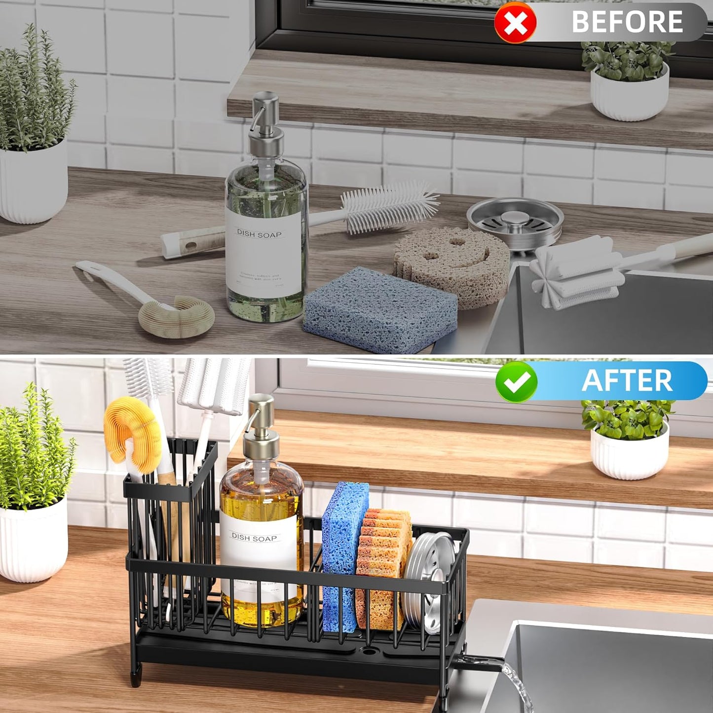 Premium Kitchen Sink Caddy Organizer