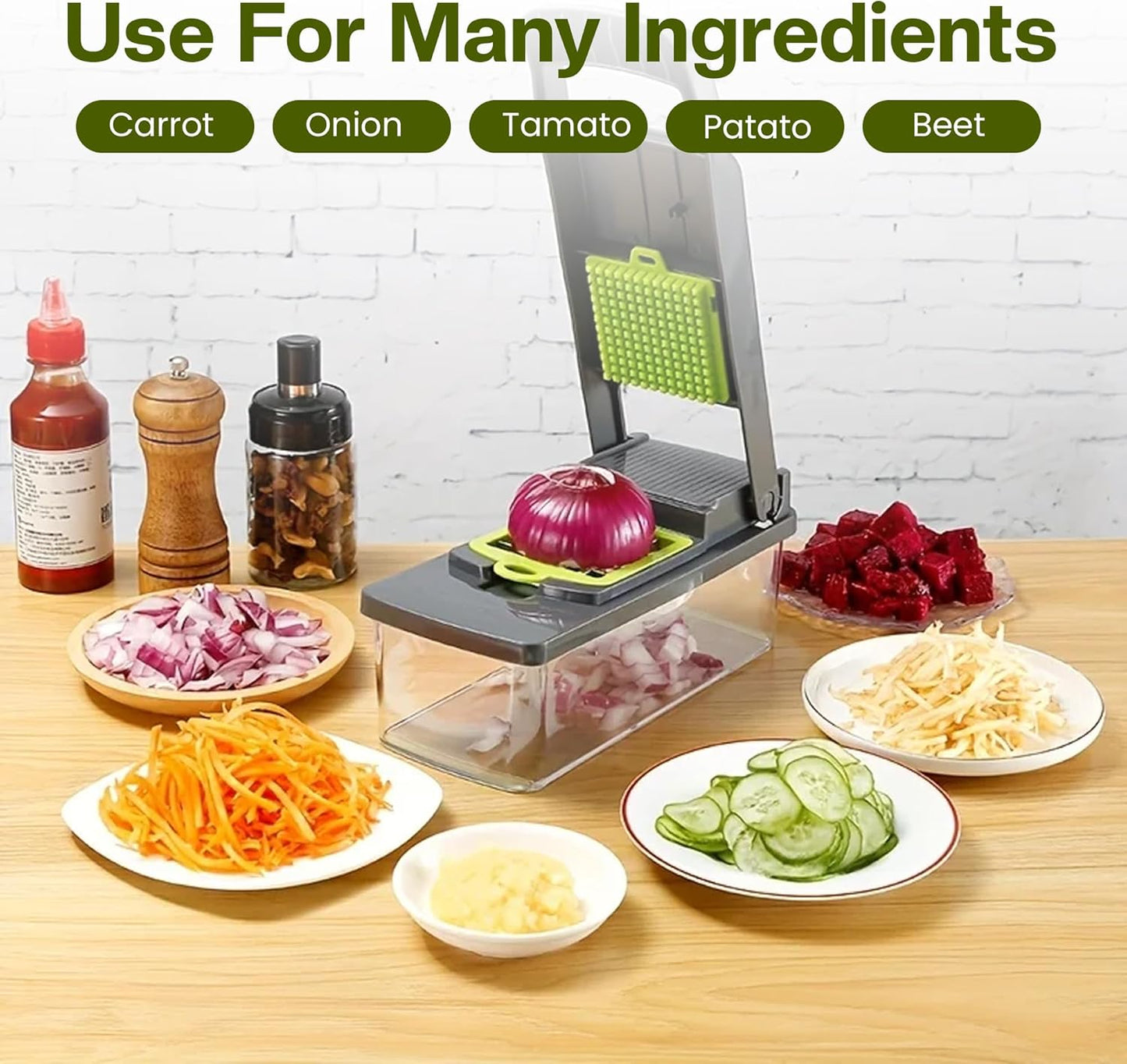 16-in-1 Vegetable Chopper & Slicer
