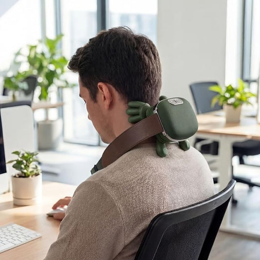 Ergonomic Neck & Shoulder Massager with Heat