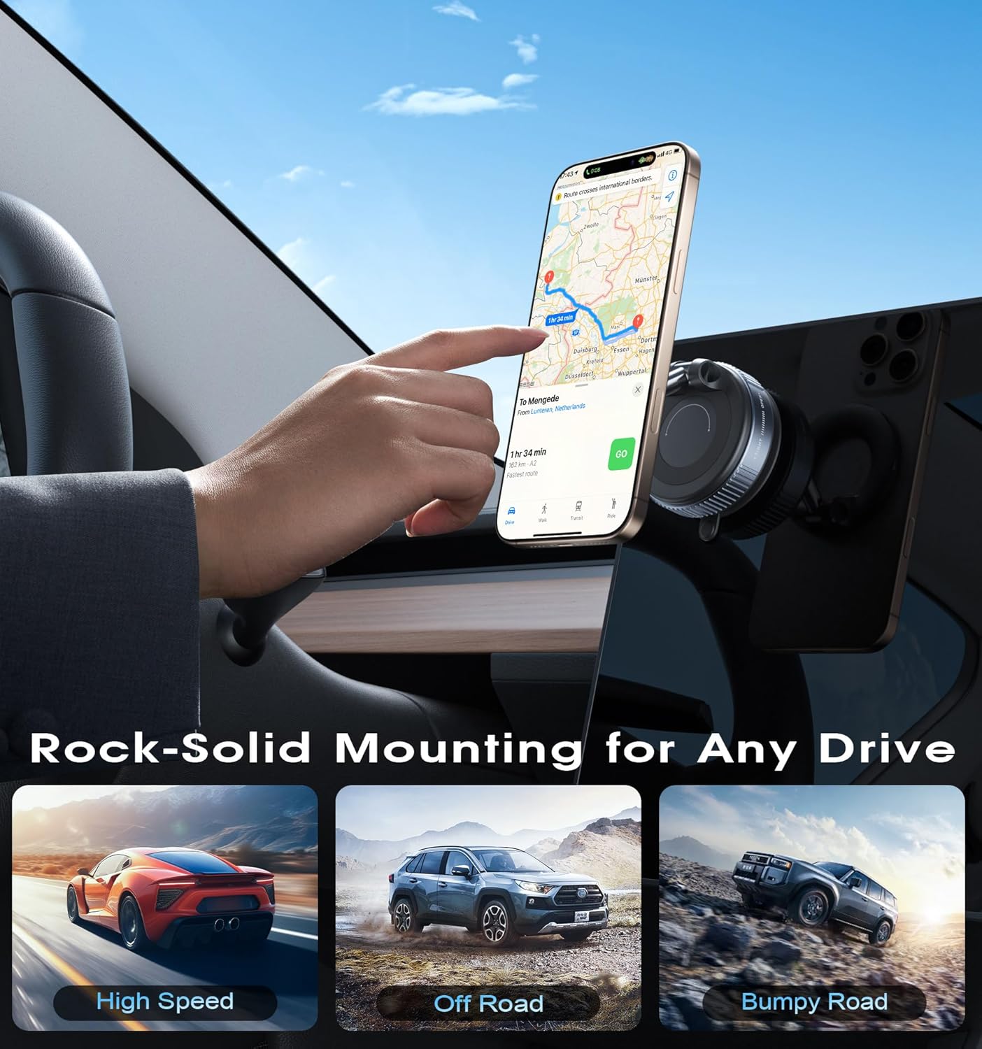 360° Magnetic Car Phone Holder