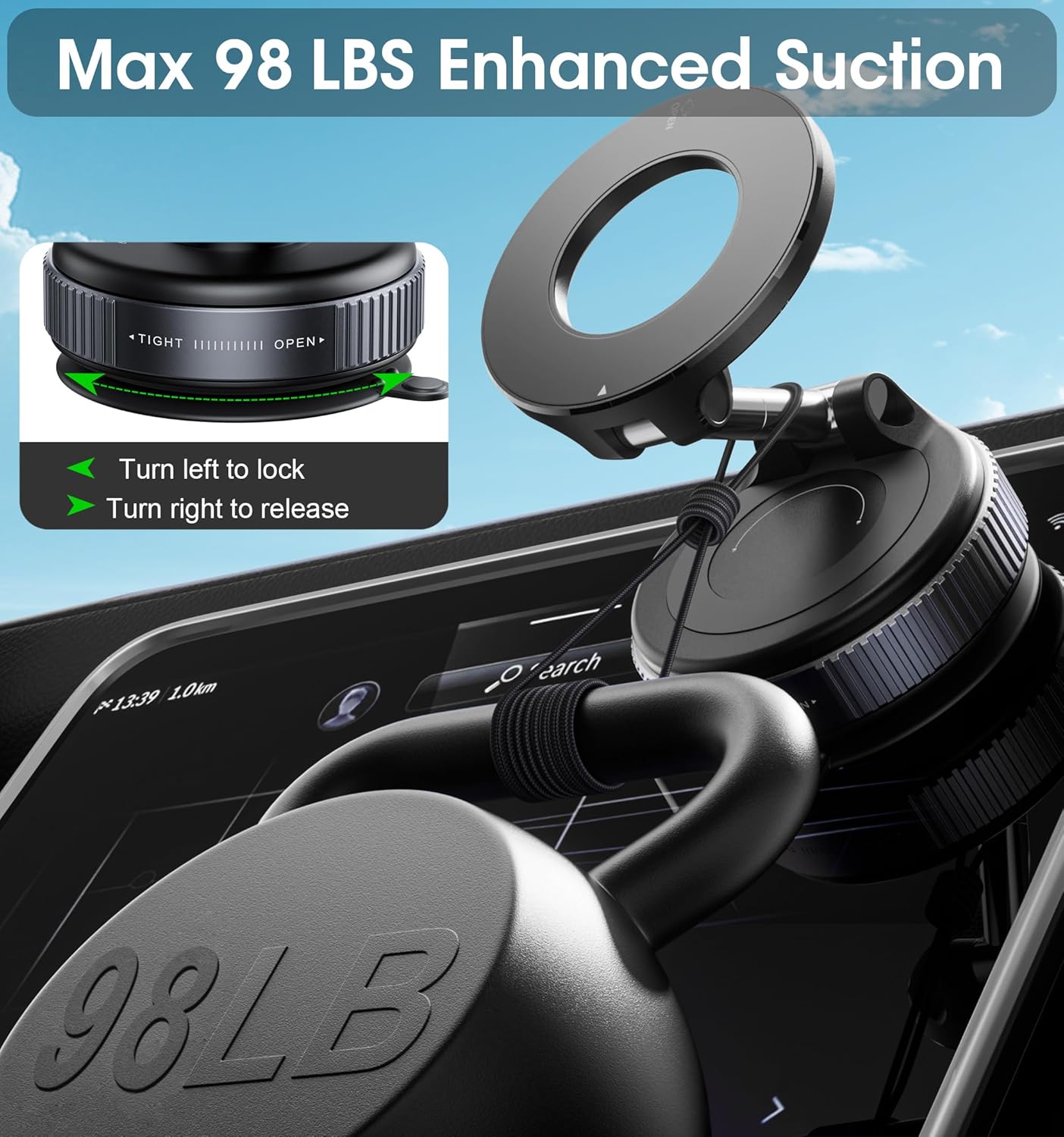360° Magnetic Car Phone Holder