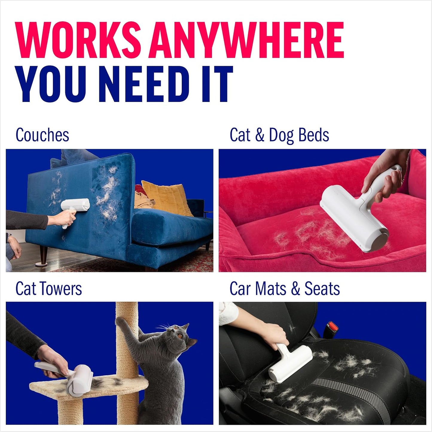 Reusable Pet Hair Remover Roller