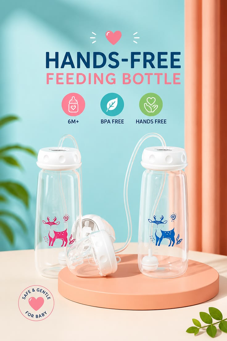 Hand free baby bottle - 240ml