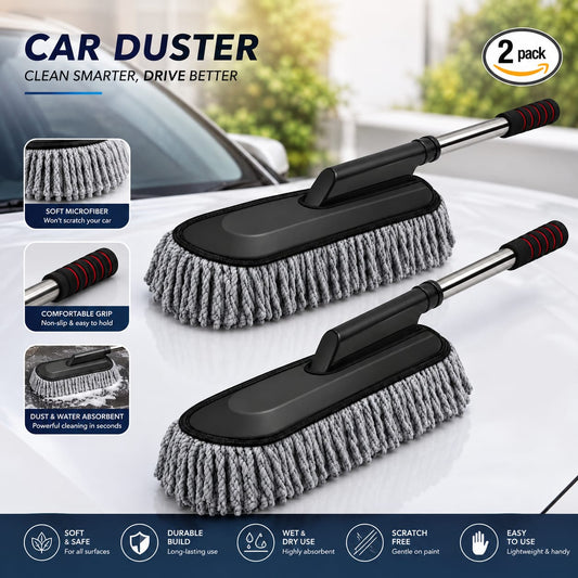 Microfiber Car Duster Brush