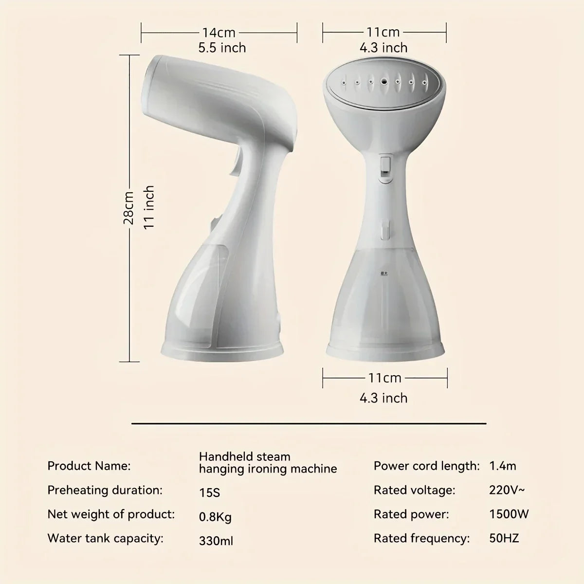 ✨🔌 Portable Electric Steam Iron 👕
