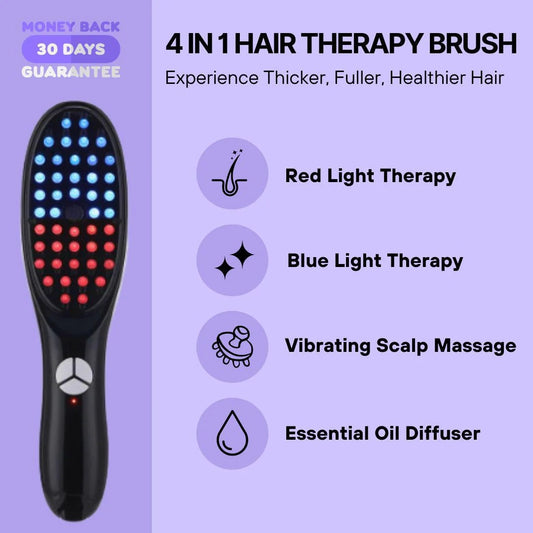 LED Hair Massage and Growth Brush