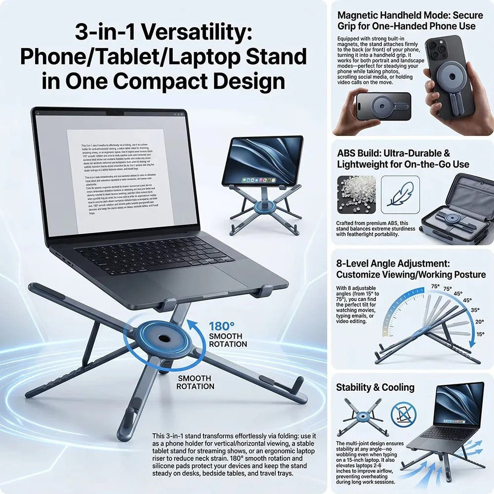 4-in-1 Magnetic Multi-purpose Stand